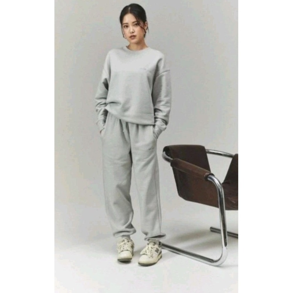 Little Puffy L Uniform Sweatpants Joggers Fog Sz Large Michelle Choi Loungewear